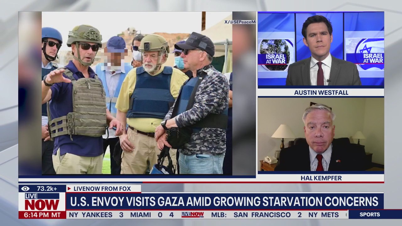 U.S. envoy visits Gaza as humanitarian crisis worsens
