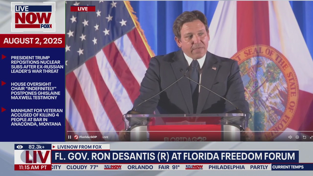 Fl. Gov. Ron Desantis at Florida Freedom Forum
