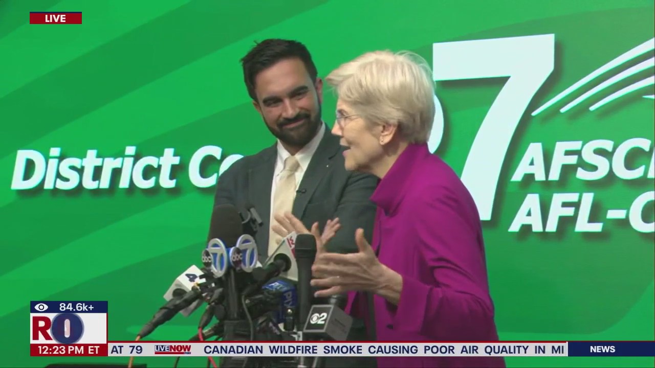 Sen. Warren (D-MA) & NYC candidate Mamdani
