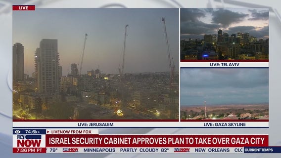 Israel Security Cabinet approves plan to take over Gaza city