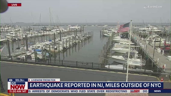 Earthquake reported in NJ miles away from NYC