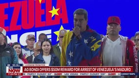 AG Bondi offers $50M reward for arrest of Venezuela's Maduro