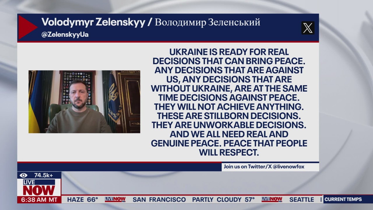 Ukraine says no invite, no peace