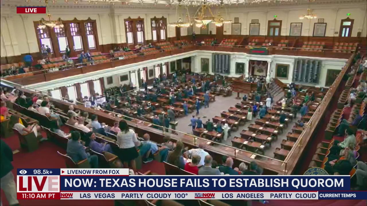 Texas House fails to reach quorum amid redistricting fight | LiveNOW ...