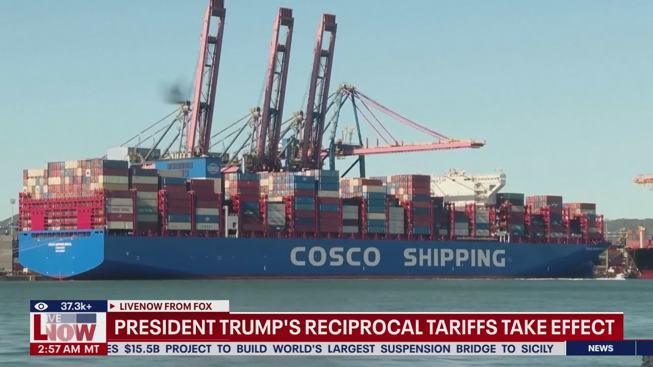 President Trump's reciprocal tariffs take effect