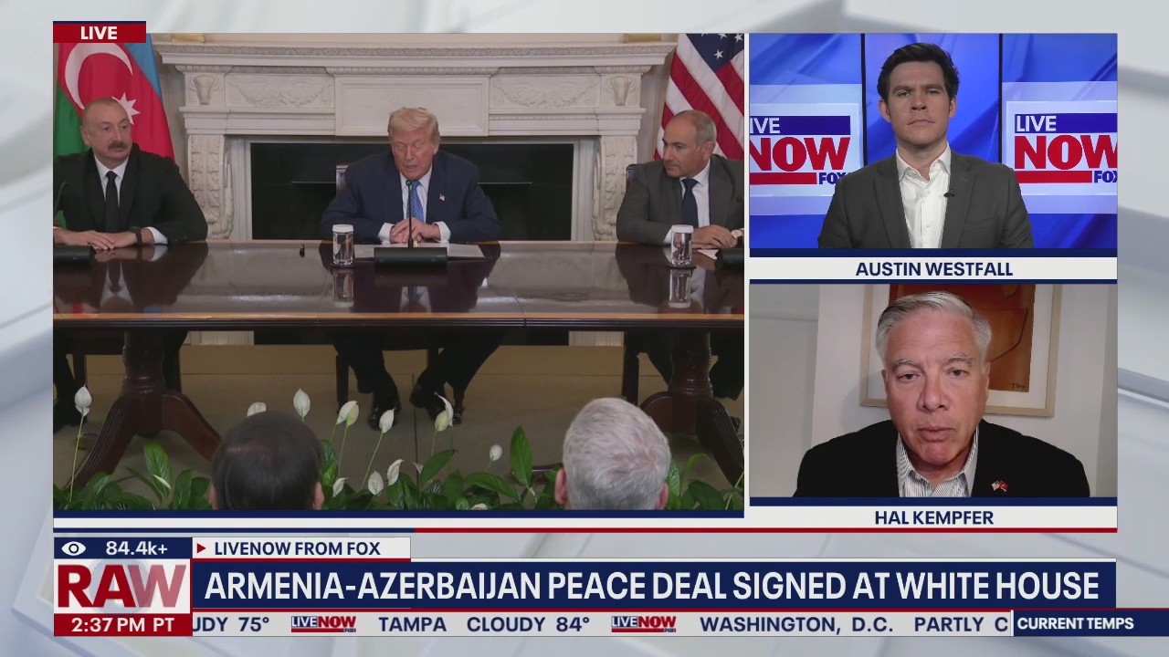 Armenia-Azerbaijan peace deal signed at White House