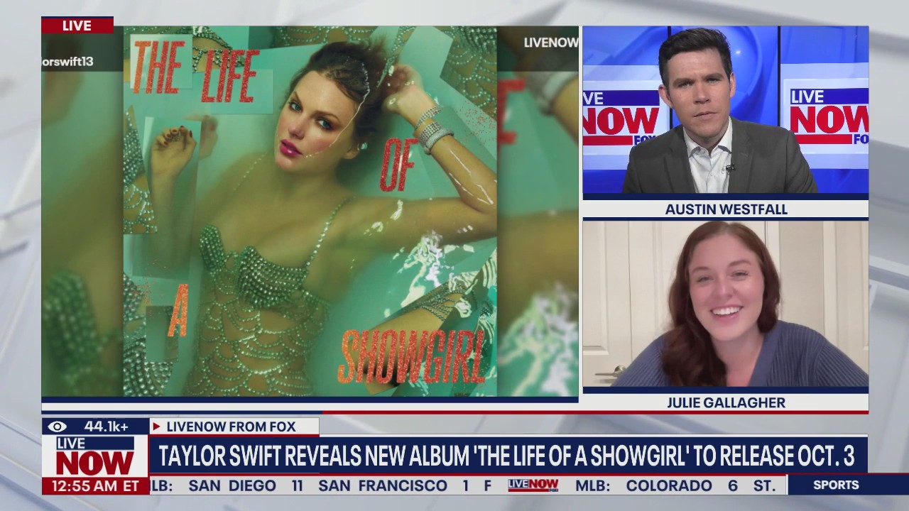 Taylor Swift reveals new album to release Oct. 3