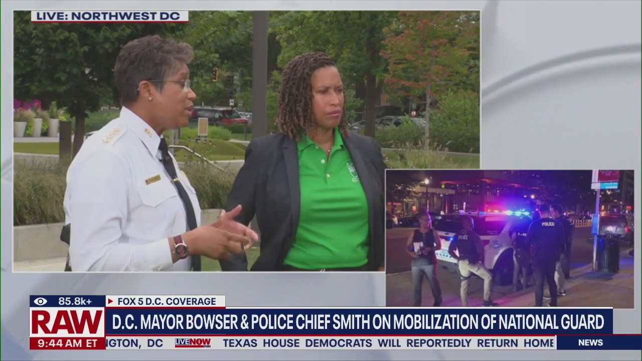 DC Mayor Bowser & Police Chief Smith on National Guard