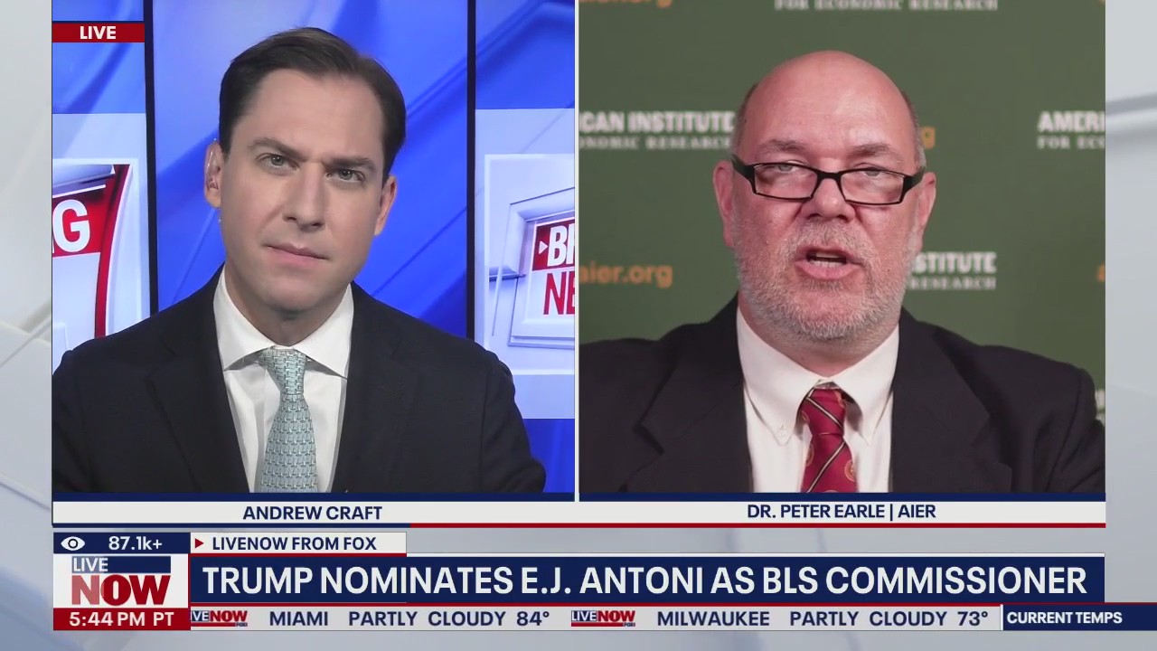 Trump nominates E.J. Antoni as BLS commissioner