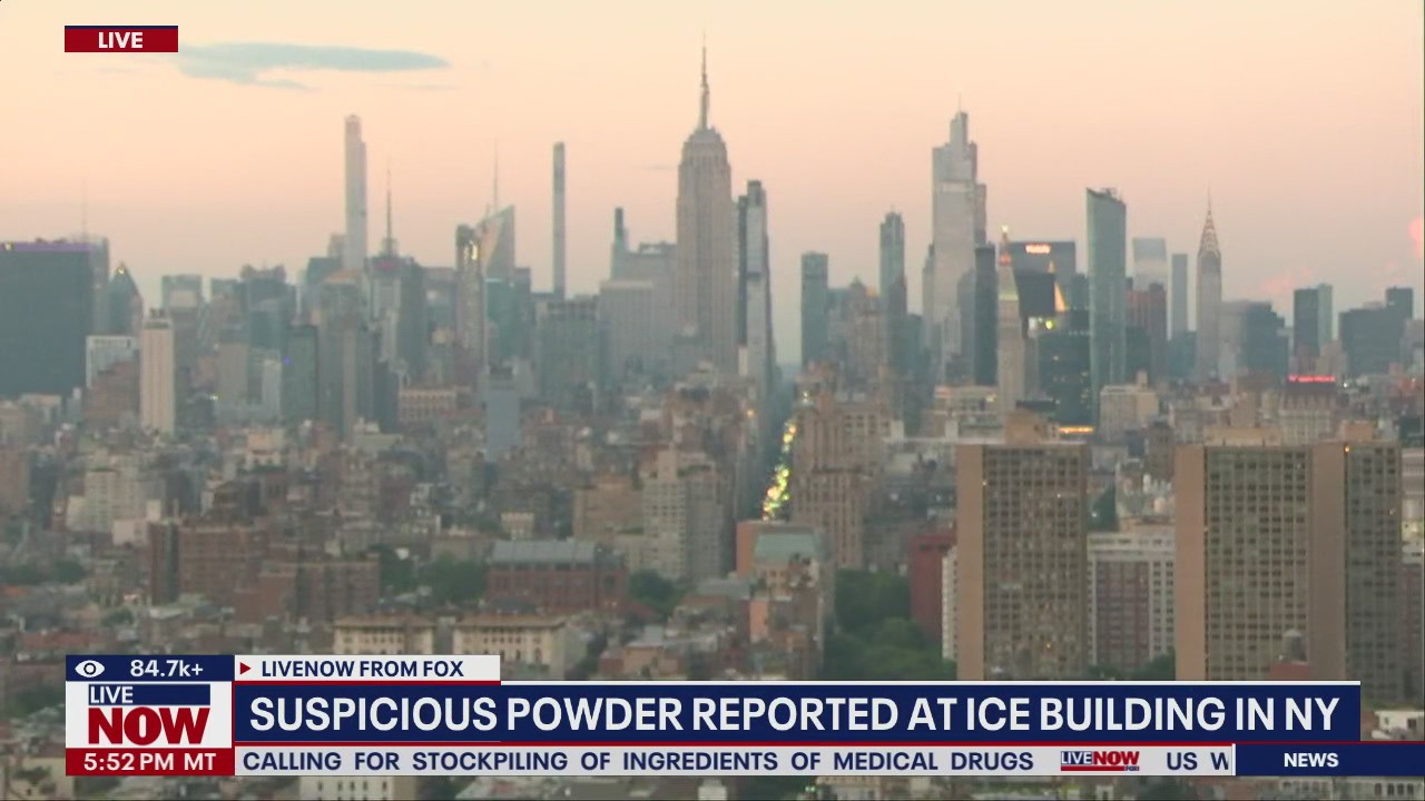 Envelopes of white powder sent to ICE field office