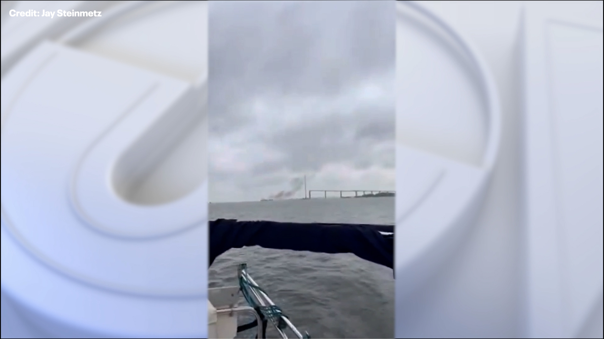 Video shows aftermath of Baltimore ship explosion