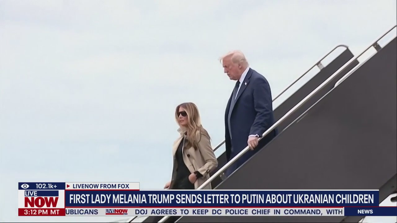 First Lady Melania Trump sends letter to Putin
