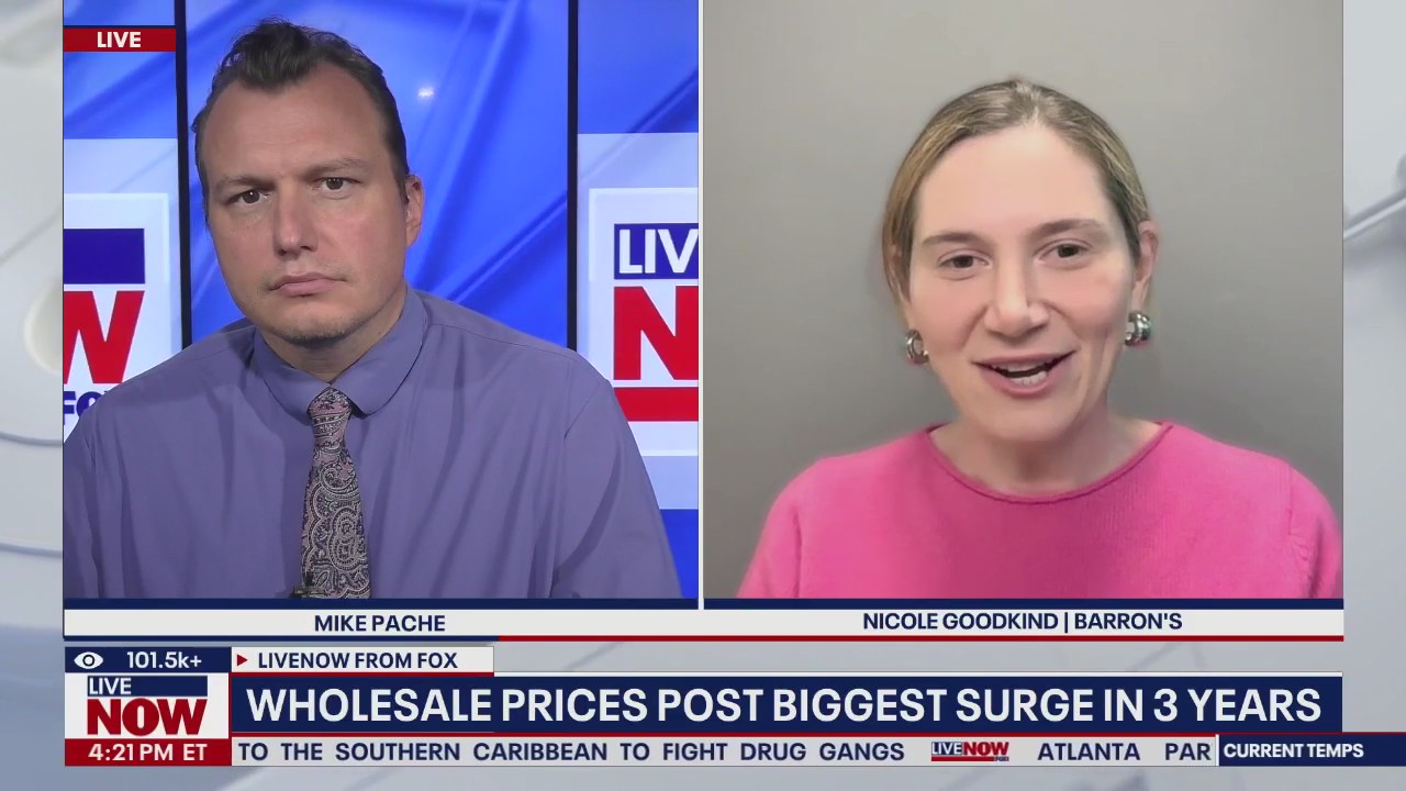 Wholesale prices post biggest surge in 3 years