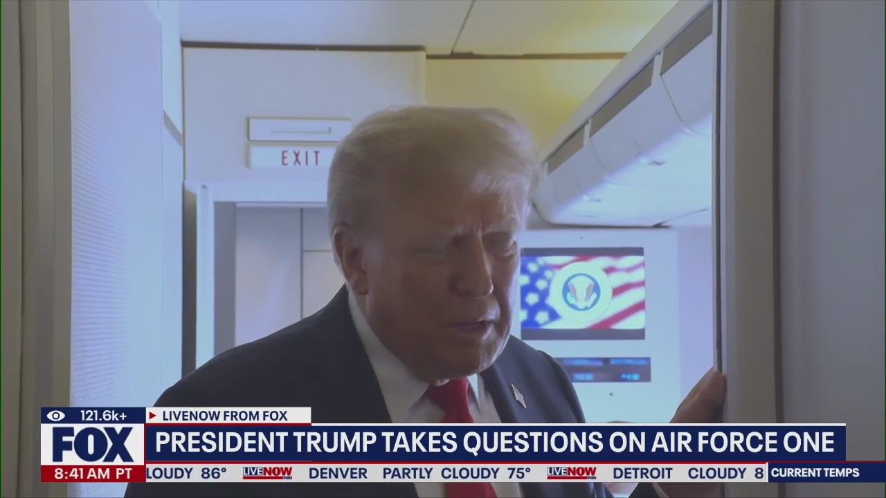President Trump takes questions ahead of Putin meeting