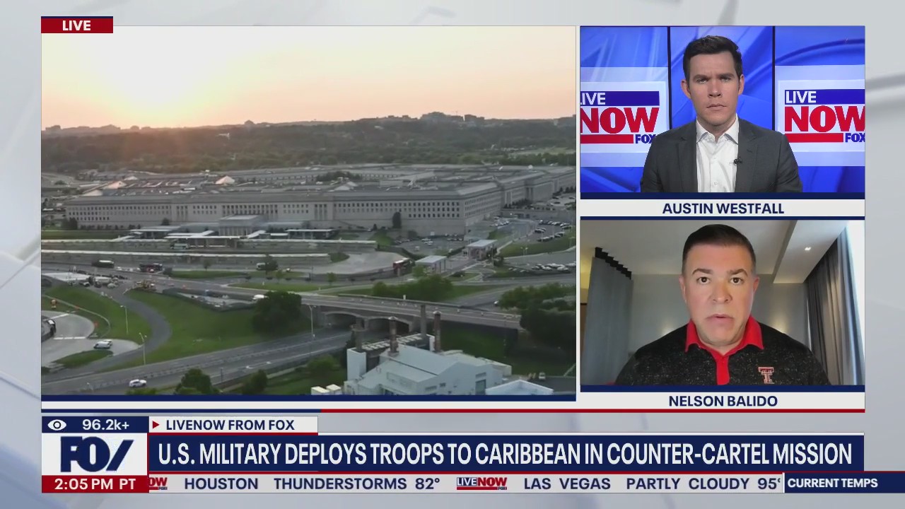 U.S. deploys troops to Caribbean to fight cartels