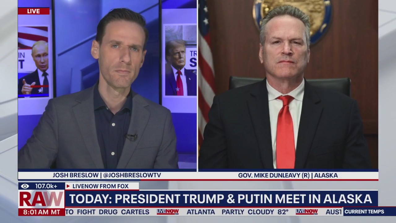 Alaska governor sets the stage for Trump-Putin summit