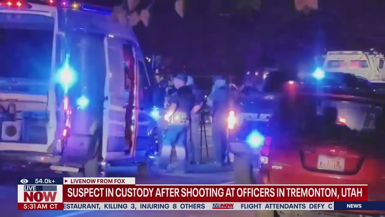 3 officers shot in Utah shooting