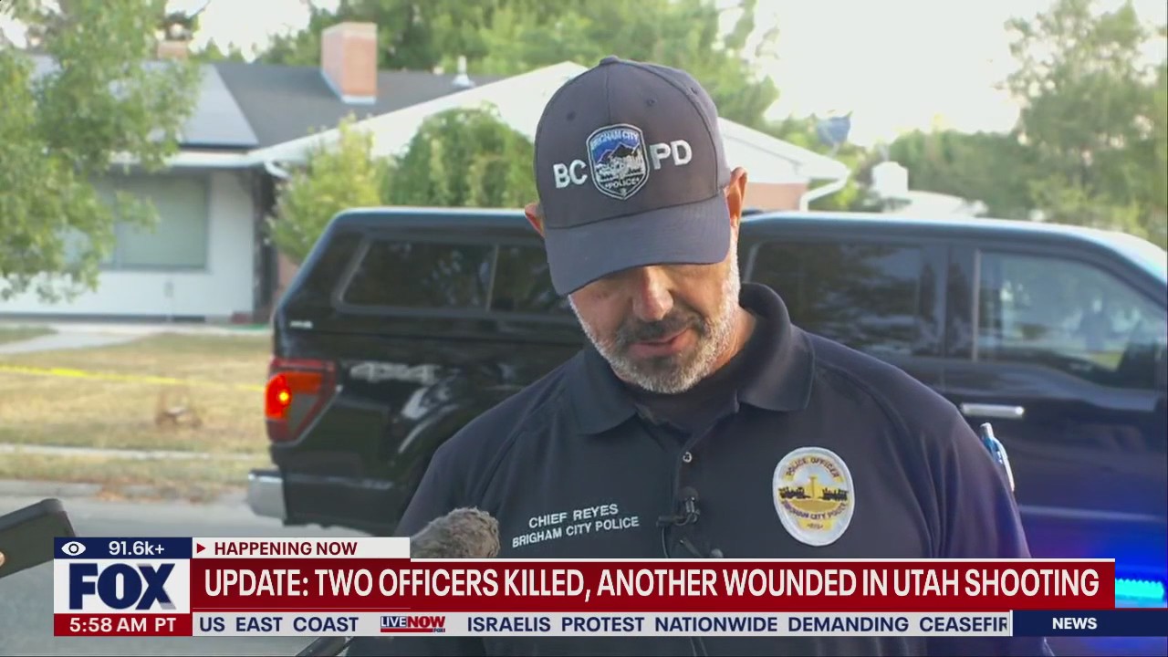Utah shooting: 2 officers killed