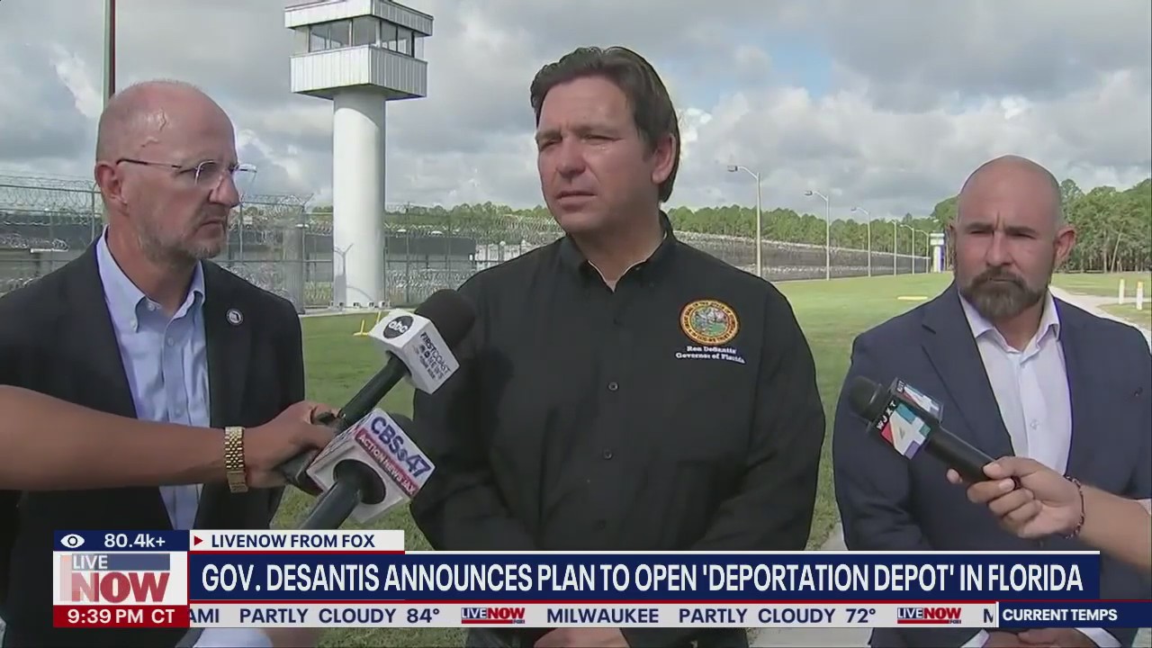 Florida announces plan to open 'Deportation Depot'