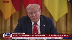 Trump holds meeting with Zelenskyy, European leaders