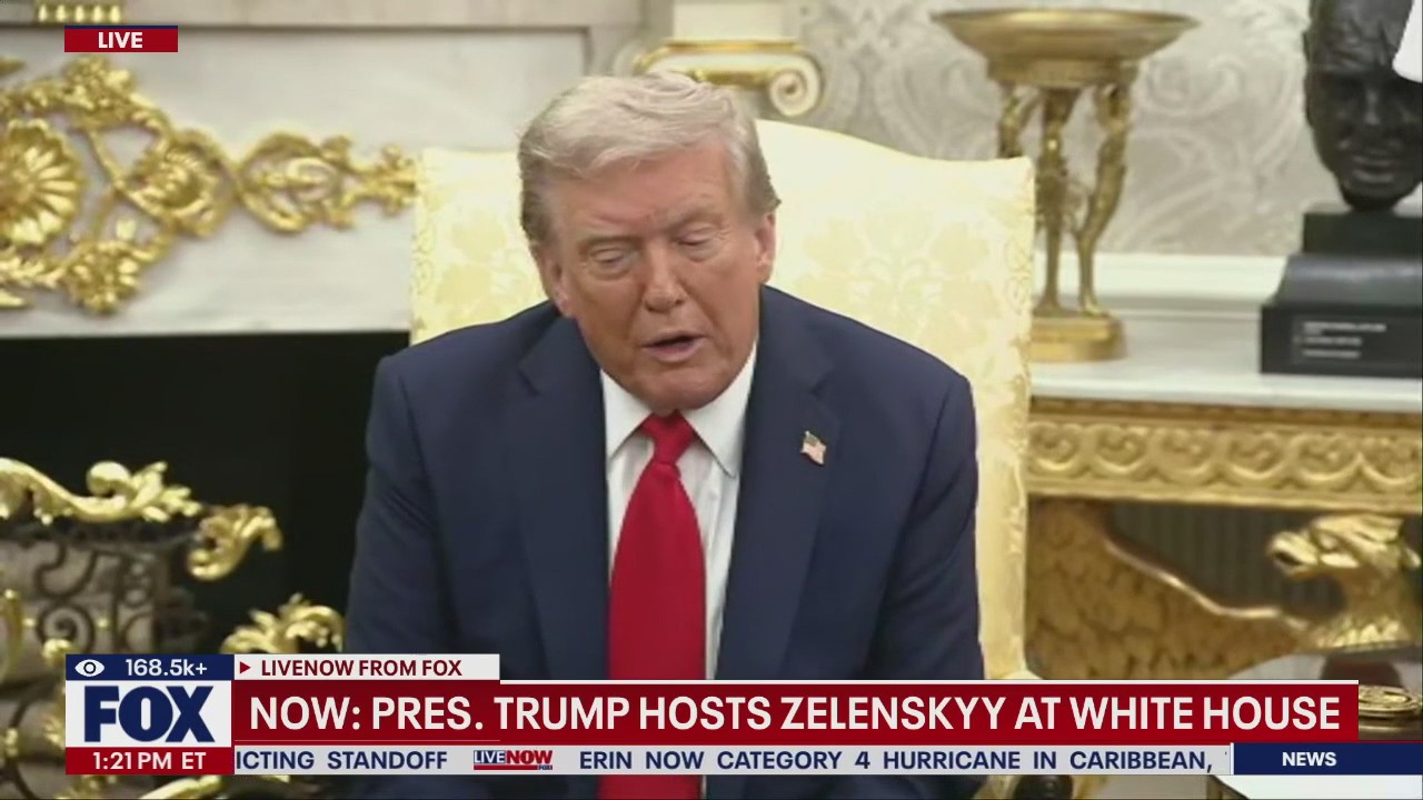 President Trump meets Zelenskyy at White House