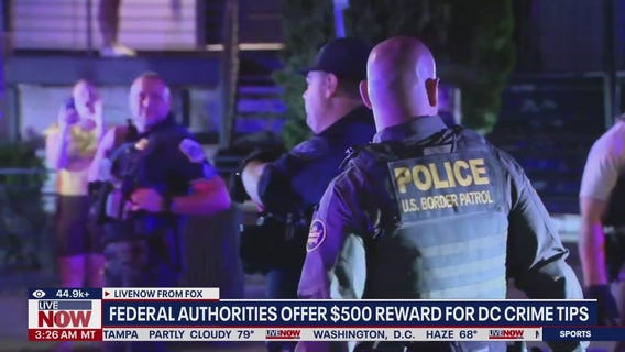 Authorities offer $500 reward for DC crime tips
