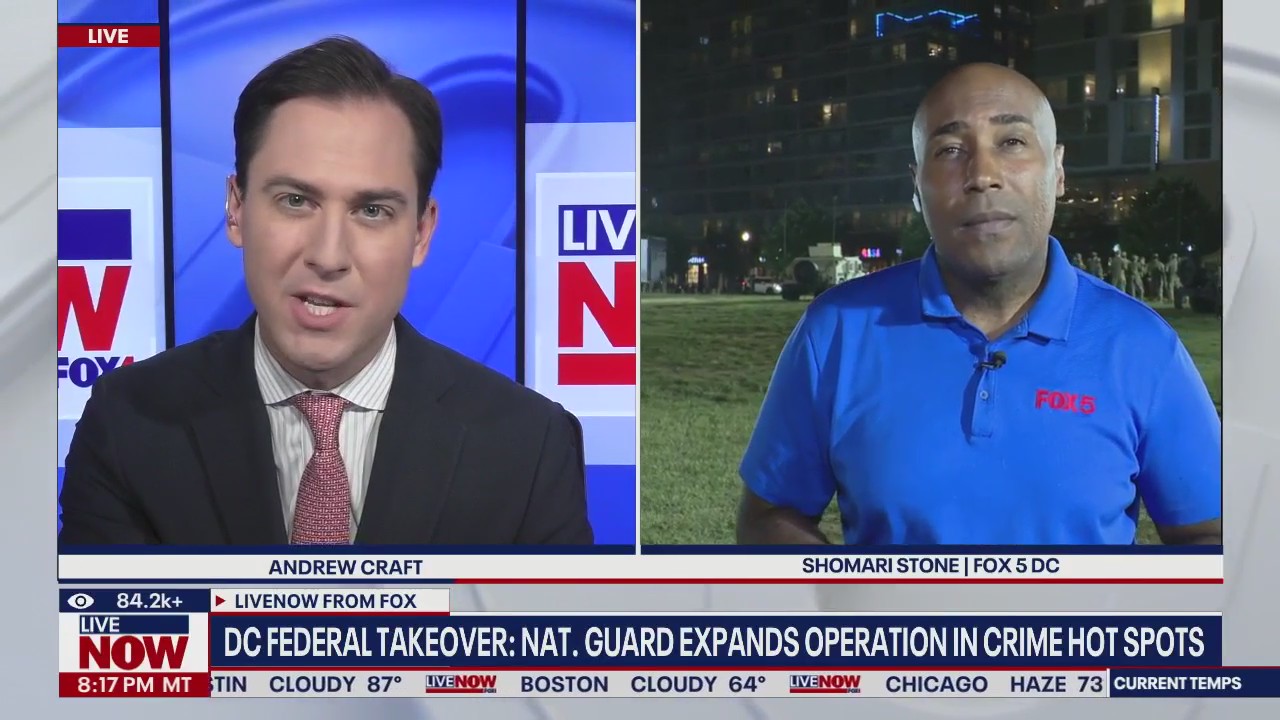 Nat. Guard expands operation in DC crime hot spots