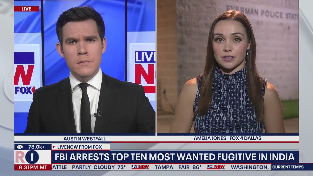 Most Wanted Fugitive arrested by FBI in India