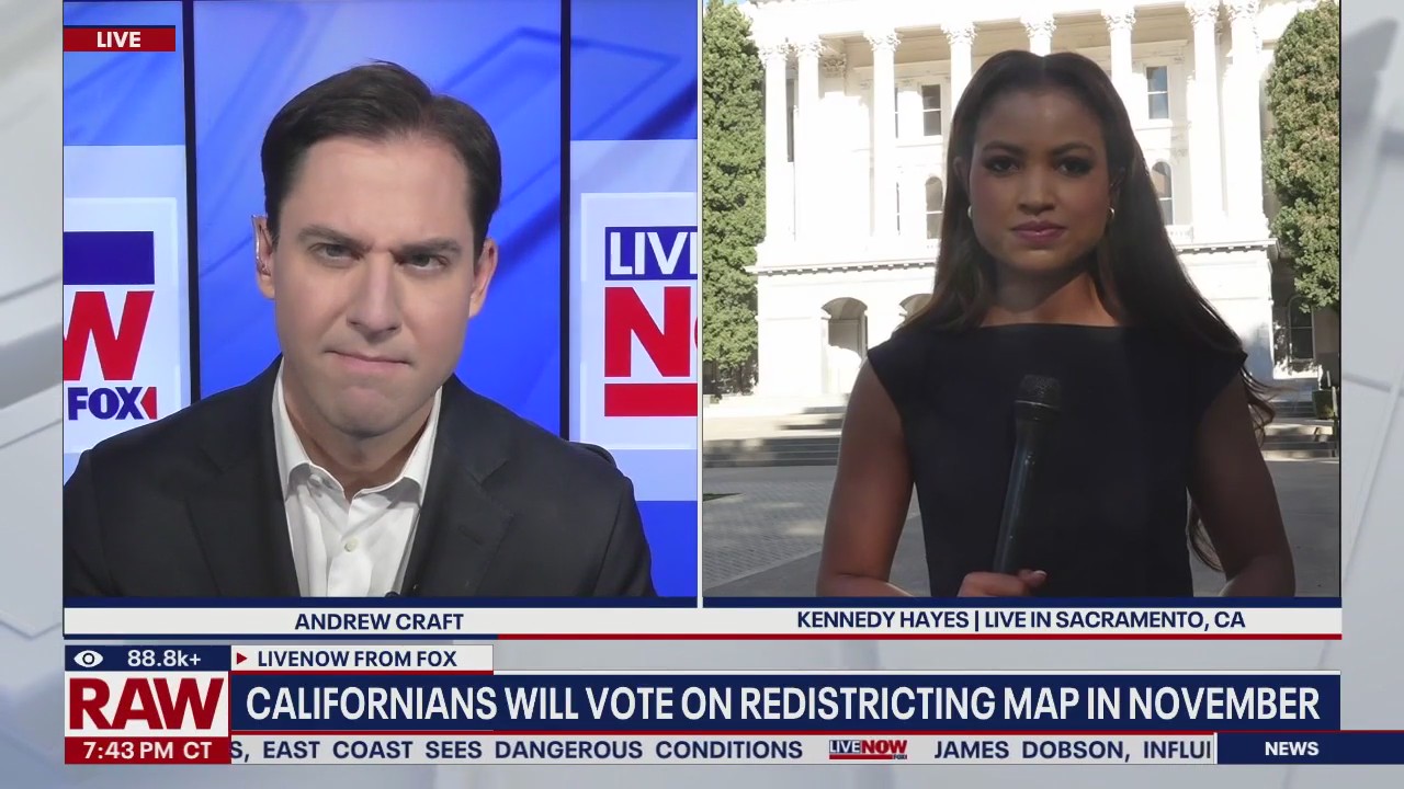 Newsom CA redistricting plan, counters TX Republicans