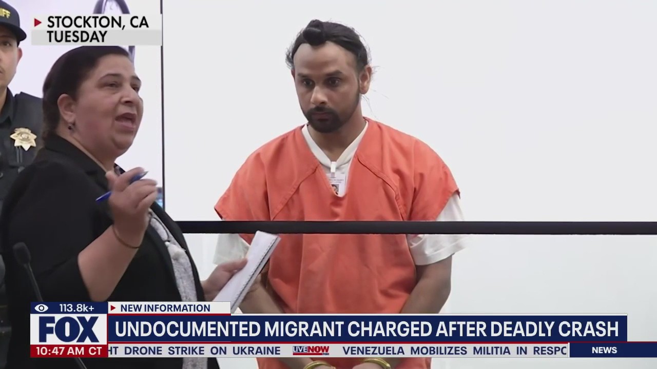 Illegal migrant charged after deadly U-turn crash