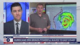 Hurricane Erin brings powerful waves to East Coast