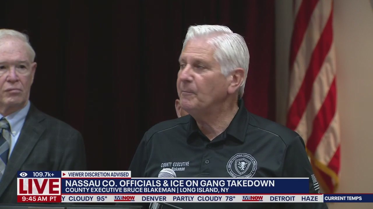 Nassau Co. announces MS-13 gang arrests