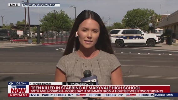 School stabbing reported in Phoenix, one student dead