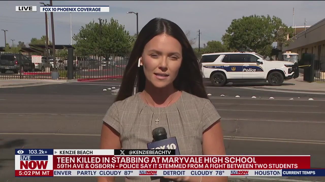 School stabbing reported in Phoenix, one student dead