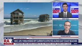 East Coast at risk for rip currents due to Hurricane Erin