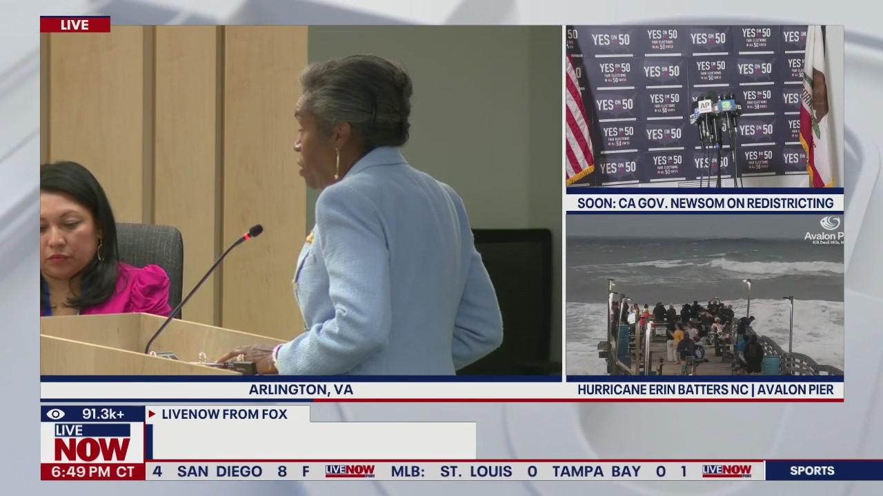 Virginia school board meeting on transgender policies