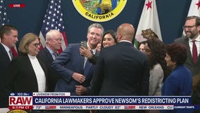 Newsom, CA lawmakers pass redistricting plan package