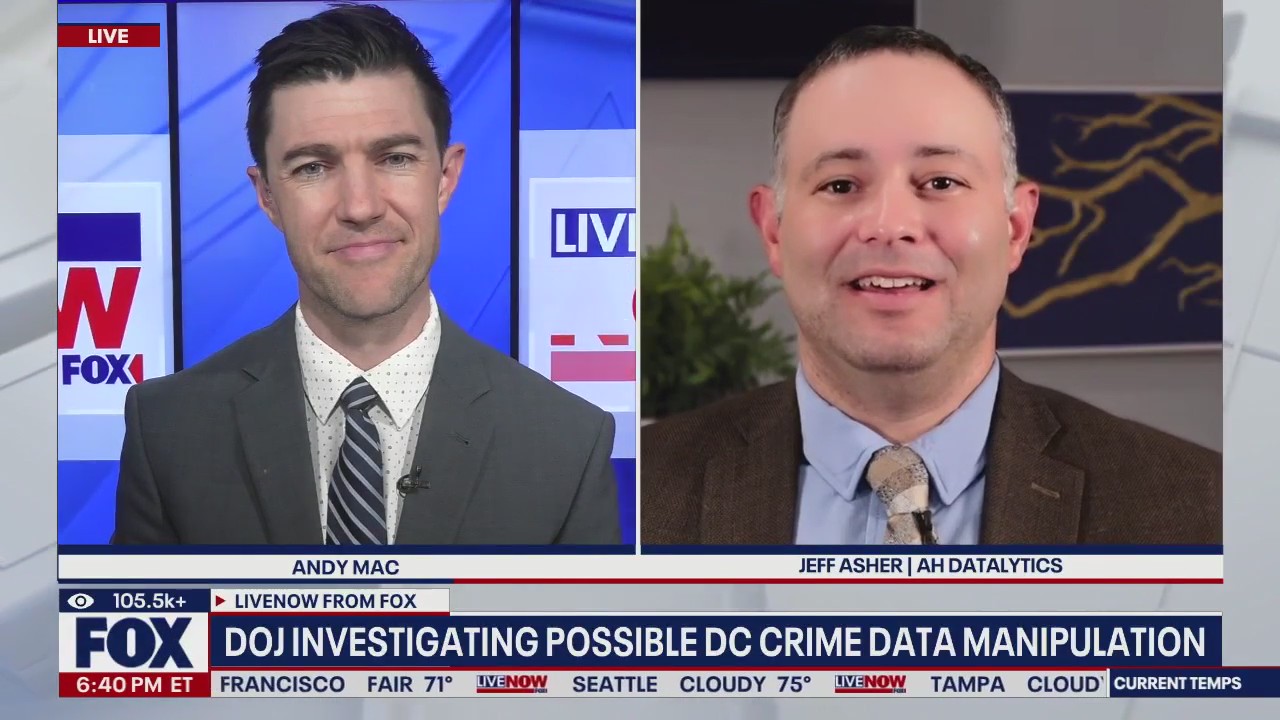 DOJ investigating possible DC crime data manipulation | LiveNOW from FOX