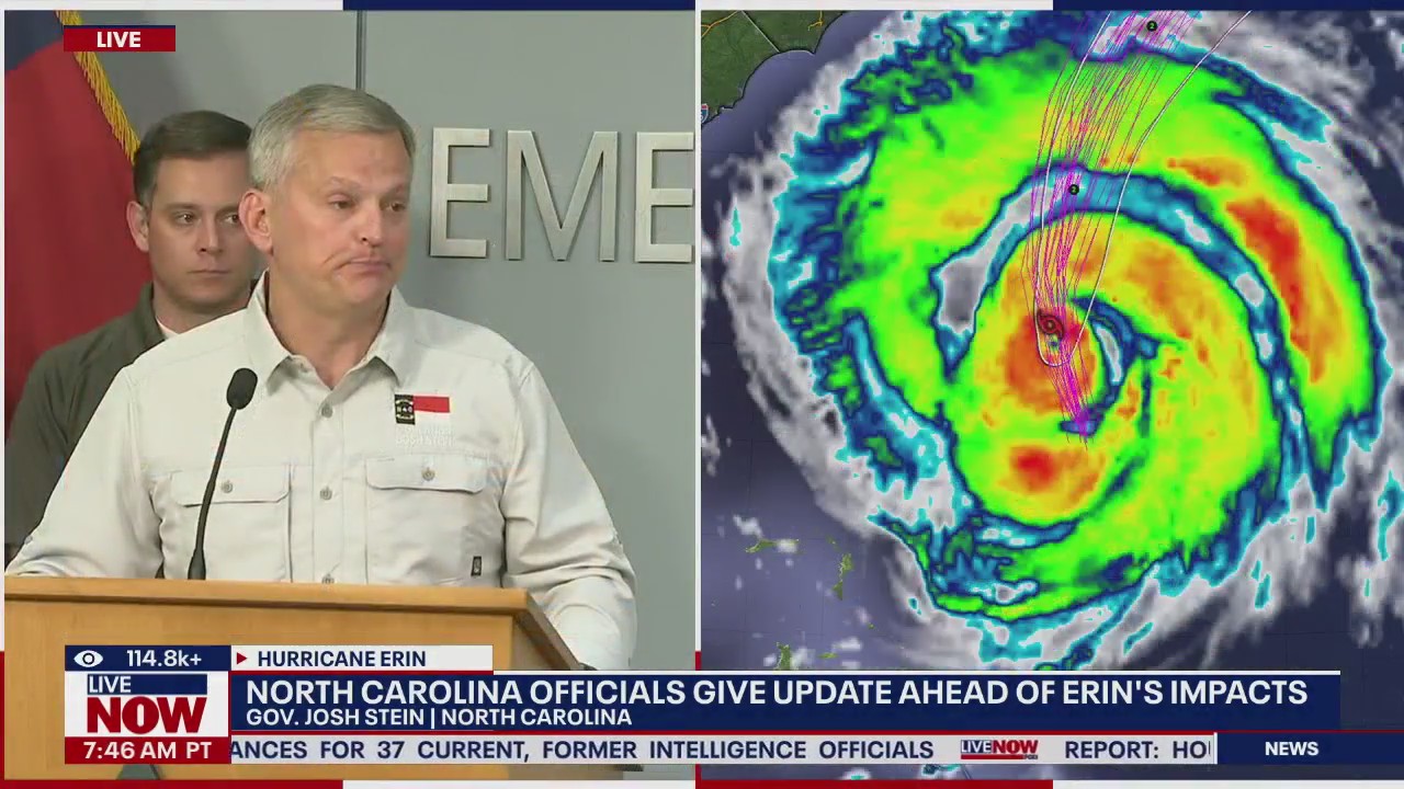 North Carolina update on Hurricane Erin
