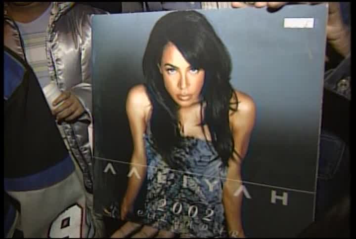 From the archive (2002) - Aaliyah's birthday vigil