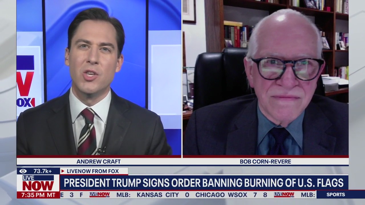 Trump signs executive order taking on flag burning