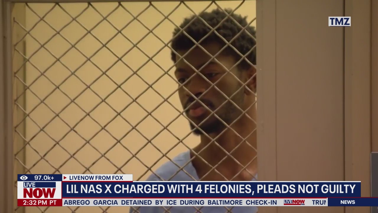 Lil Nas X pleads not guilty to felony charges