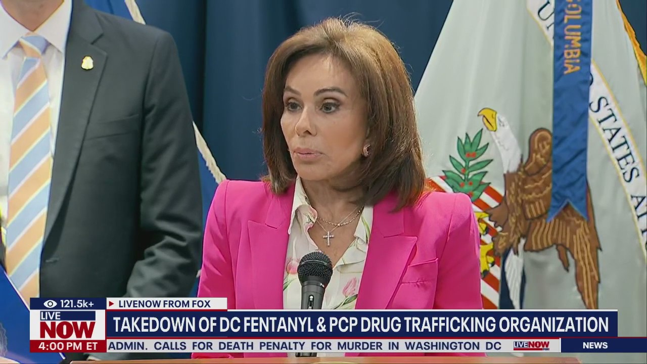 Jeanine Pirro talks drug busts in the DC area