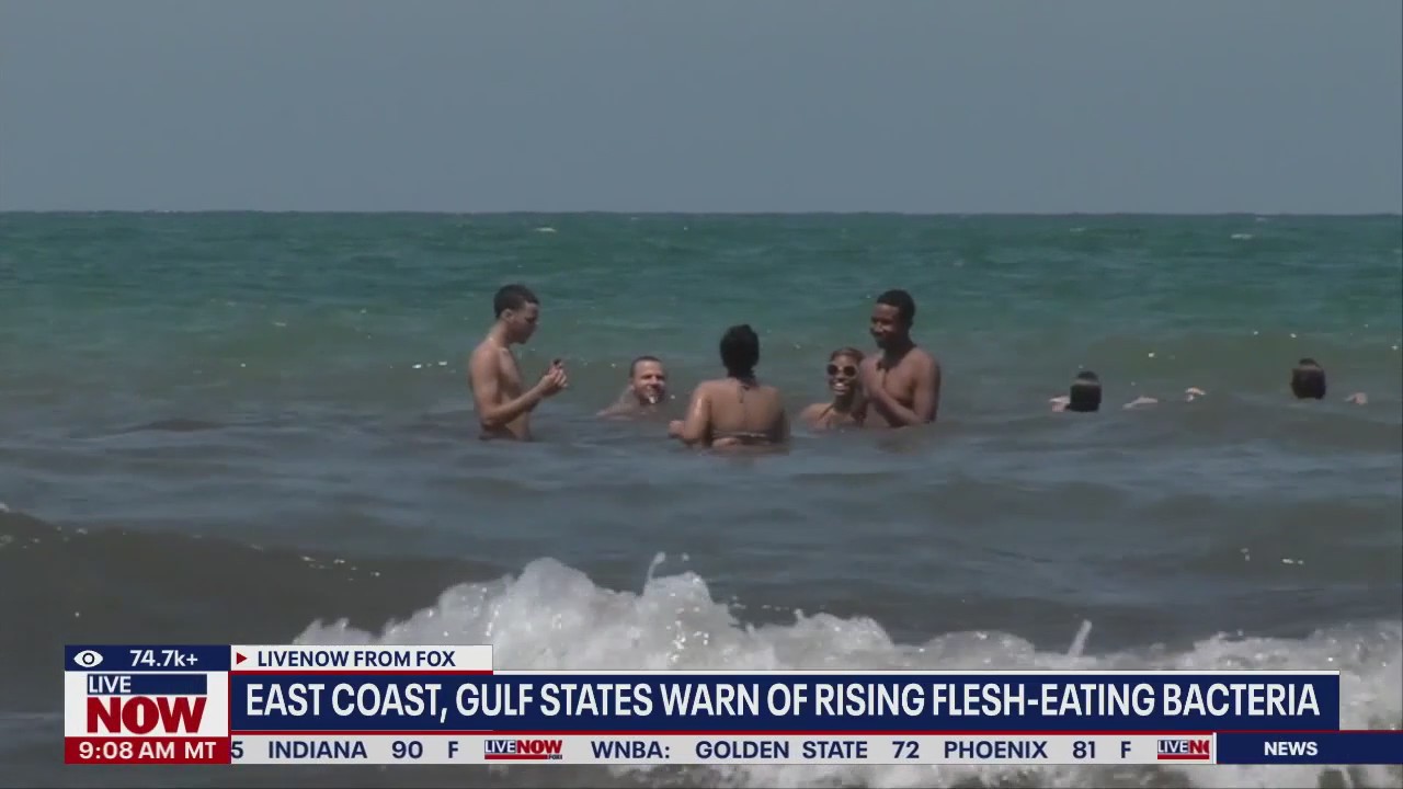 Flesh-eating bacteria found along East Coast, Gulf states