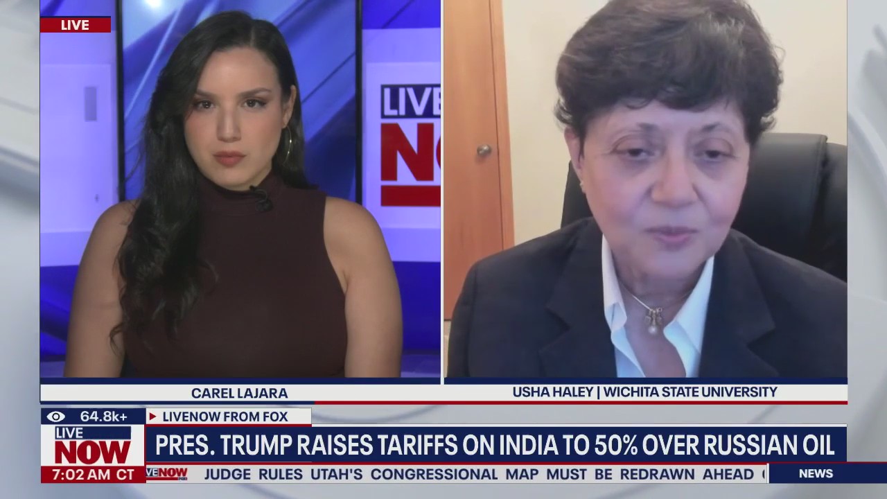 President Trump's 50% tariffs on India take effect