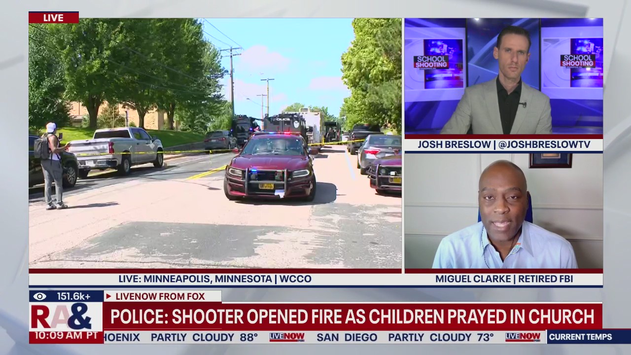 Minneapolis school shooting: gunman opened fire as children prayed