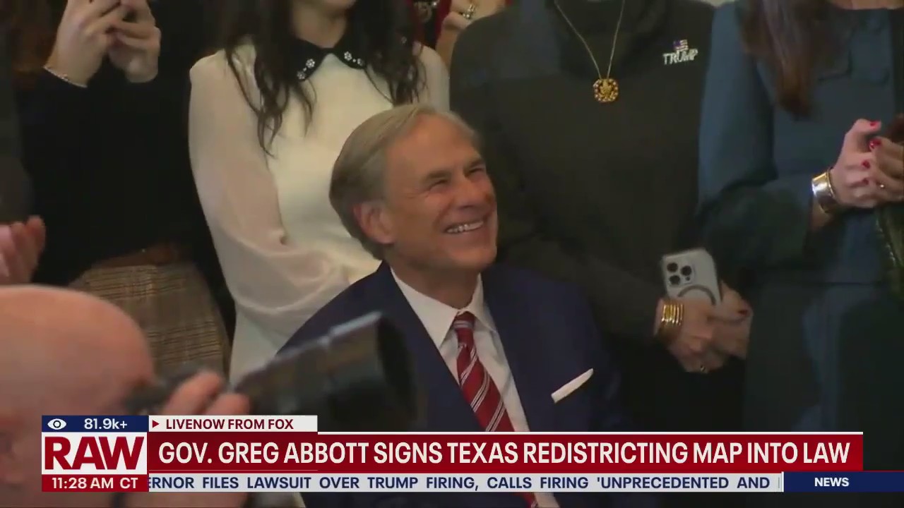 Gov. Abbott signs Texas redistricting map
