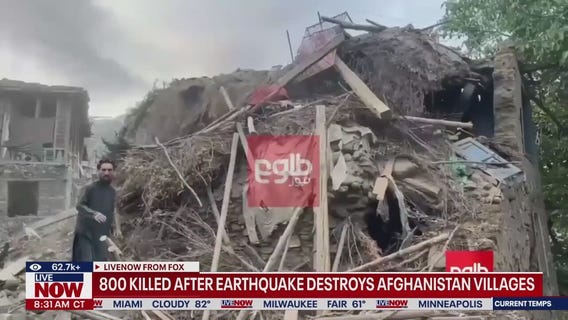 800 killed after earthquake hits Afghanistan