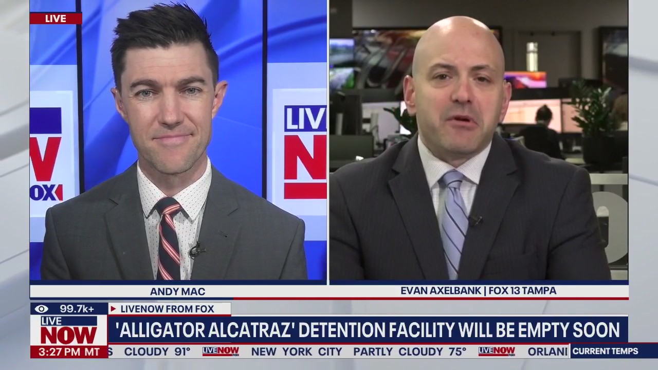 Florida's 'Alligator Alcatraz' will be empty soon