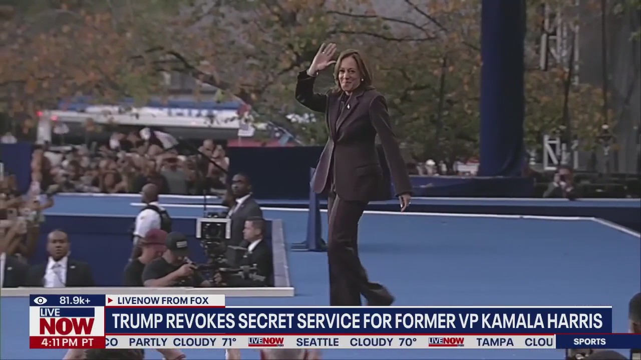 Trump cancels Kamala Harris' Secret Service detail